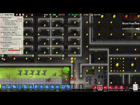 Prison architect Gameplay|Starting a riot| {Just for fun} |Part 1
