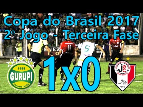 GOL: GURUPI 1 X 0 JOINVILLE - COPA DO BRASIL 2017