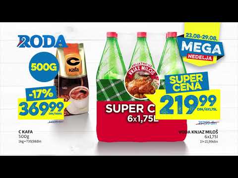 Roda | Mega nedelja 23.08 - 29.08.2019.