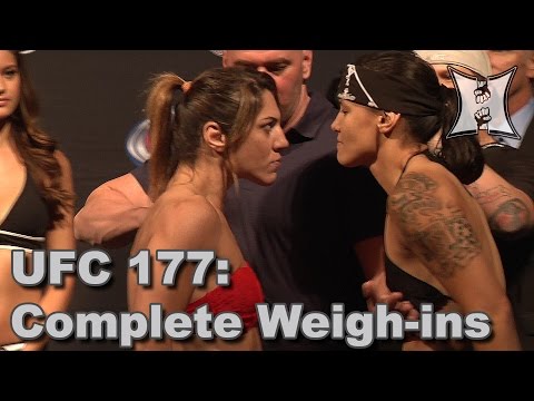 UFC 177: Dillashaw vs Soto Weigh-ins + Staredowns (HD / Complete + Unedited)
