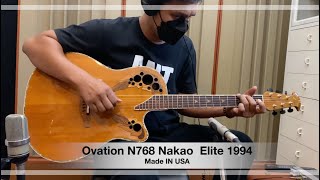 Video thumbnail for Ovation N768 Nakao  Elite 1994 by top acoustic