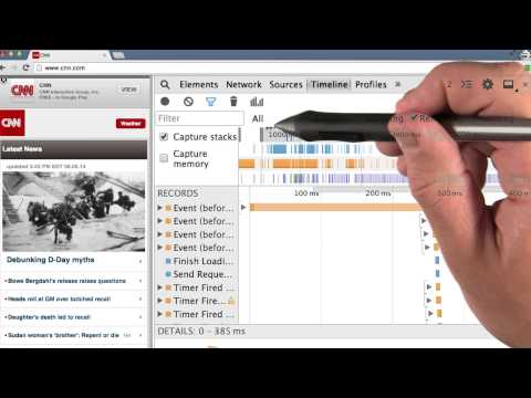 CNN s Timeline Trace Website Performance Optimization