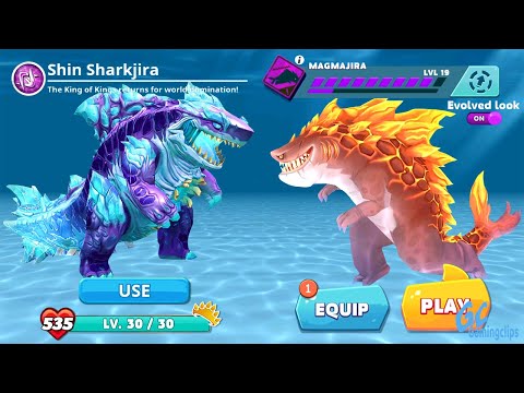 SHIN SHARKJIRA vs MAGMAJIRA (Kaiju shark)