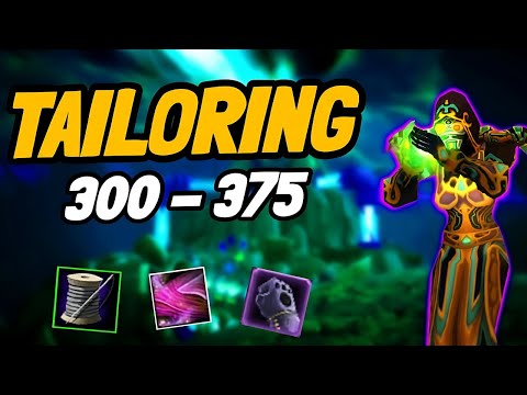 WoW TBC Tailoring guide 300-375