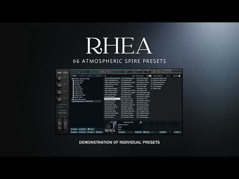 RHEA Soundbank / Demo Of Individual Presets #presets #spire #ambient #synth