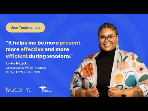 Game Changer for Therapists: Lenise's Blueprint AI Notetaker Experience