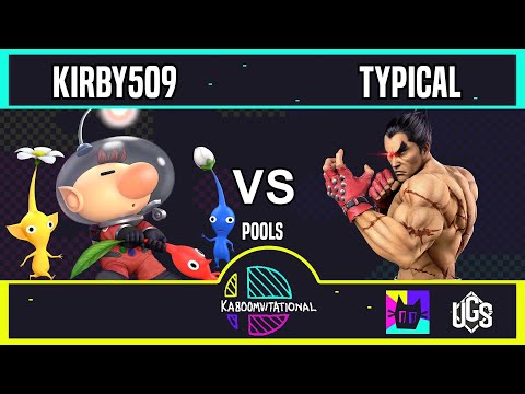 Kaboomvitational  -  Pools  -  Kirby509(Olimar) Vs. Typical(Kazuya)