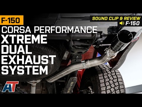 2021-2023 F-150 Corsa Performance Xtreme Dual Exhaust System with Black Tips Review & Sound Clip