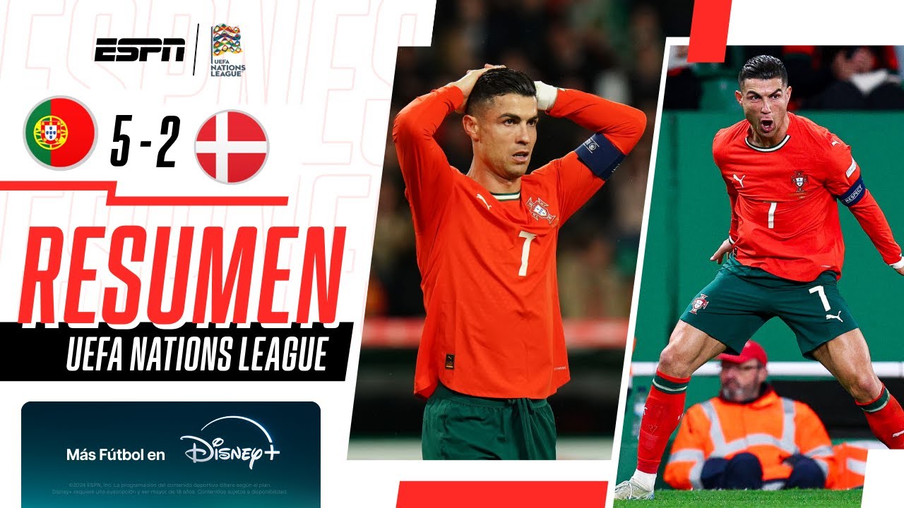 CR7 FALLÓ UN PENAL, ANOTÓ UN GOLAZO Y SACÓ BOLETO A SEMIFINALES | Portugal 5-2 Dinamarca | RESUMEN