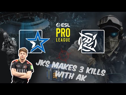Jks makes 3 kills with AK in a 2vs3 situation, Complexity vs NIP, ESL Pro League Season 13