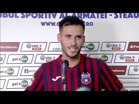 Chipirliu, eroul Stelei la debutul în Liga 2: "Joci altfel cu acești suporteri în tribună!"