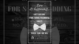 Groomsmen Proposal, Text Proposal, Funny Groomsman Card, Will You Be My Groomsman, Best Man