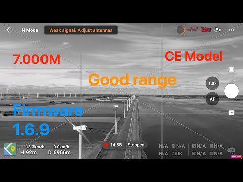 DJI Mini 3 PRO CE Europe Range test 7KM