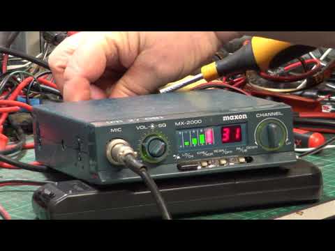Maxon MX2000  UK PR27GB CB radio (mobile) - On The Air Test
