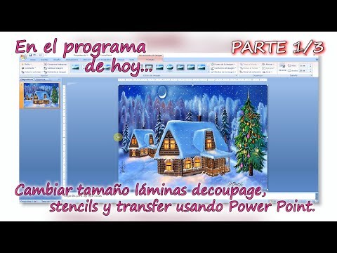 Cómo ampliar y reducir láminas para decoupage, transfer y stencils 1/3