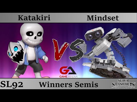 SmashLAN'd 92 - Winners Semis: Katakiri (Sans Mii Gunner, Ridley) vs AF | GA | Mindset (ROB)