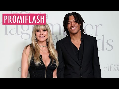 Hand in Hand: Heidi Klum strahlt mit ihrem Sohn Henry (20)