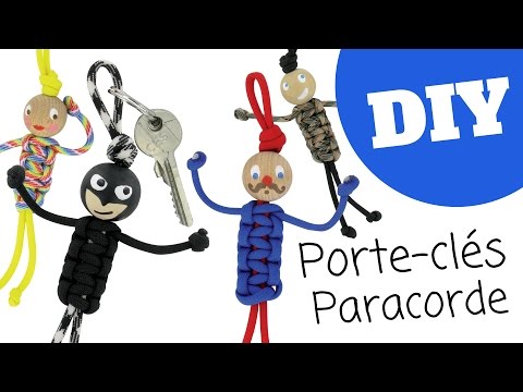 TUTO : Porte clés Bonhomme en Paracorde (DIY / Tutoriel vidéo 10 Doigts)