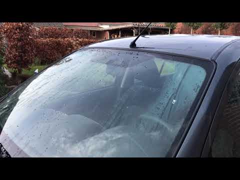 Rain X rain repellent test