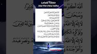 Download lagu Lafadz Takbir Idul Fitri/idul Adha mp3