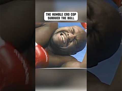 🔥the humble Cro Cop subdued the bull 😂😂#mma