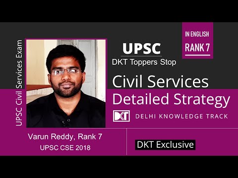 Rank 7 Varun Reddy talks about his Strategy on this DKT Toppers STOP Video