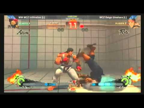 Count the Daigo dashes [Daigo vs Infiltration - Street Fighter 25th Anniversary - Grand Finals]