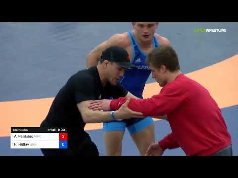 2018 Marine Corps US Open/Senior Men's Freestyle 70 Semis - Alec Pantaleo (MRTC) Vs. Hayden Hidlay