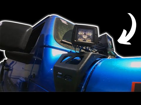 Best Lights Yet! Jeep Gladiator R&D Install | DV8 Offroad Dual Pod Light Mounts