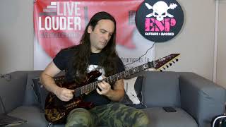 Video thumbnail for ESP Ltd KH Ouija Red Sparkle - video & audio setup test by Live Louder