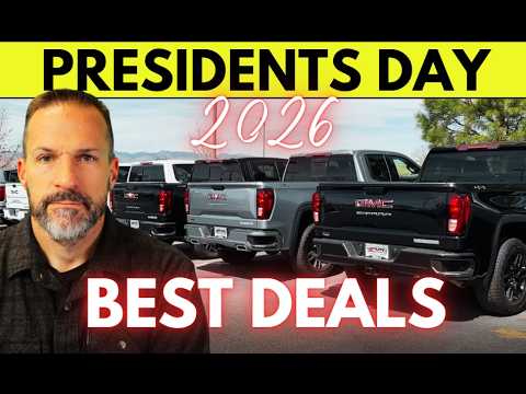 2026 Presidents Day Truck Deals - 1/2 Ton & HD - GM, Ram, Toyota