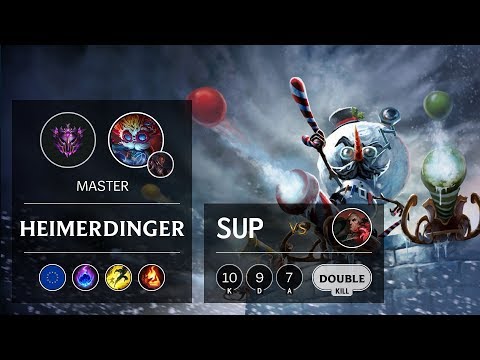 Heimerdinger Support vs Swain - EUW Master Patch 9.19