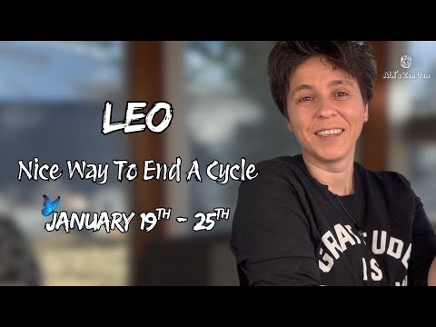 LEO ♌︎ - "Nice Way to End A Cycle" JANUARY 19TH - 25TH | Weekly Reading