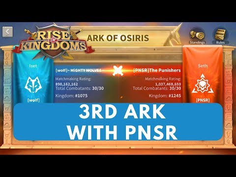 3RD Ark with PNSR - Lots of fun an action packed inside - new strategy in action! - Rise of Kingdoms