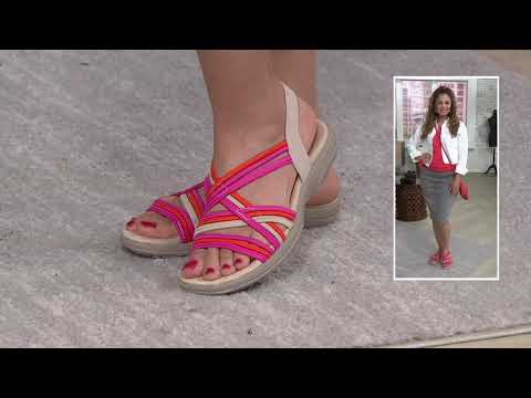 Skechers Gore Slingback Sandals - Reggae Slim on QVC