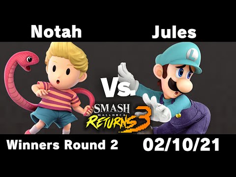 Smash Mallorca Returns 3 - Winners Round 2 - Notah (Lucas) VS Jules (Luigi)