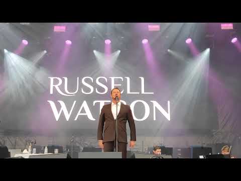Russell Watson singing Bring Him Home from Les Miserables at Tamworth July 2022 @russellwatsontv
