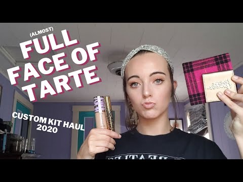FULL FACE OF TARTE | 2020 Tarte Custom Kit Haul