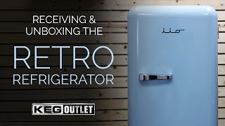 Vintage : Retro Refrigerator Unboxing and Setup