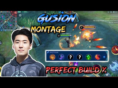 i tried Gosu hoon Gusion build but with one shot montage