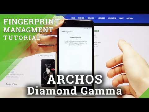 How to Set Up Fingerprint in ARCHOS Diamond Gamma – Lock Screen Protection