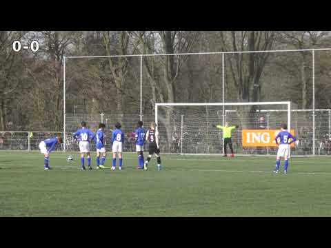 Wv-hedw - Kolpingboys  jo13 ( 7 April 2018 )Doelpunt