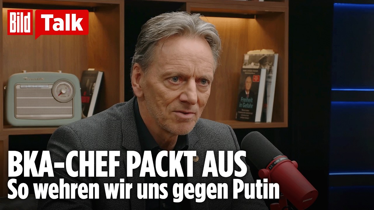 PUTIN SPIONIERT UNS AUS: BKA-Chef Münch warnt vor Russlands hybriden Angriffen