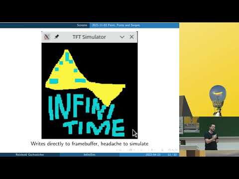 Grazer Linuxtage 2022 - InfiniSim: the C++ InfiniTime Simulator for PineTime Smartwatch