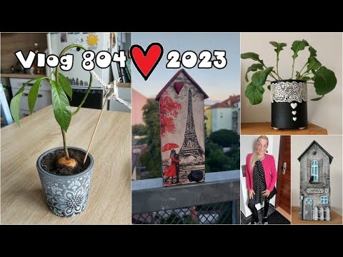 DIY - plechovkový květináč a domeček