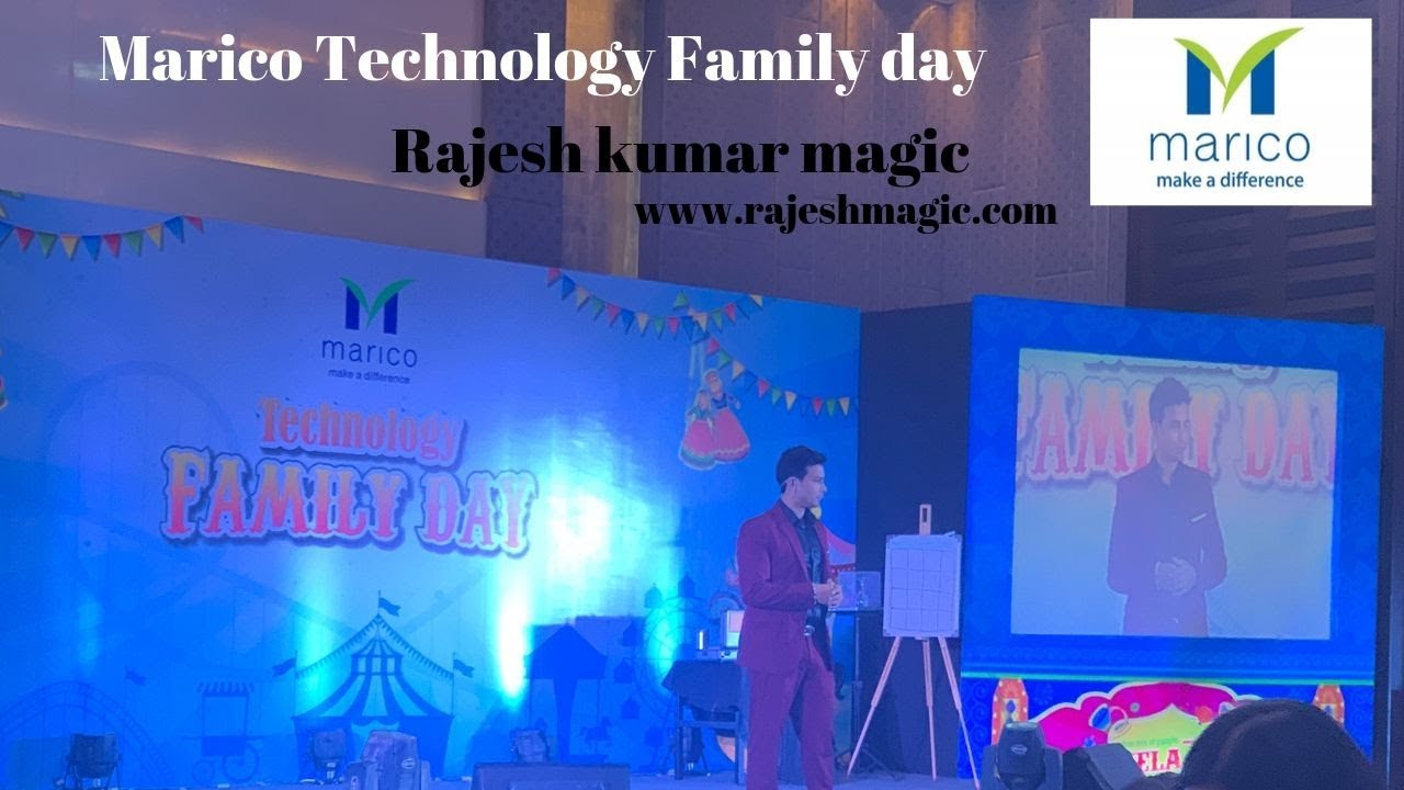 Marico technology Family Day Corporate show By Rajesh kumar magic