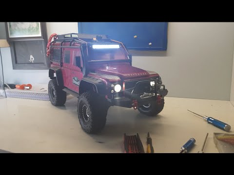 TRAXXAS TRX-4 CRAWLER METAL FRONT & REAR BUMPERR INSTALL