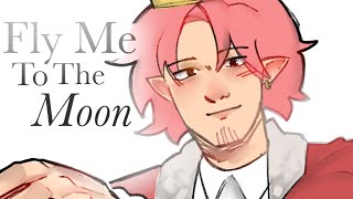 Fly Me to The Moon. (A Technoblade tribute animatic)