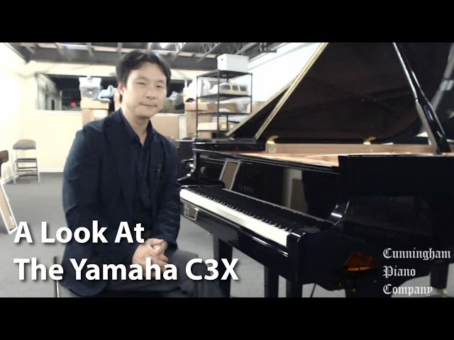 Yamaha C3X PM - красное полированное дерево