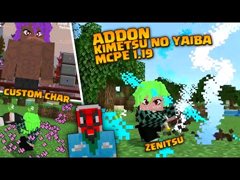 Hidayat Nur Rosyid -  ADDON KIMETSU ON MCPE 1.19!!  NEW ITEM, NEW MOBS, NEW STRUCTURE!!